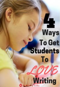 For The Love of Teachers' Blog: Teacher tips for getting your students to love writing. 