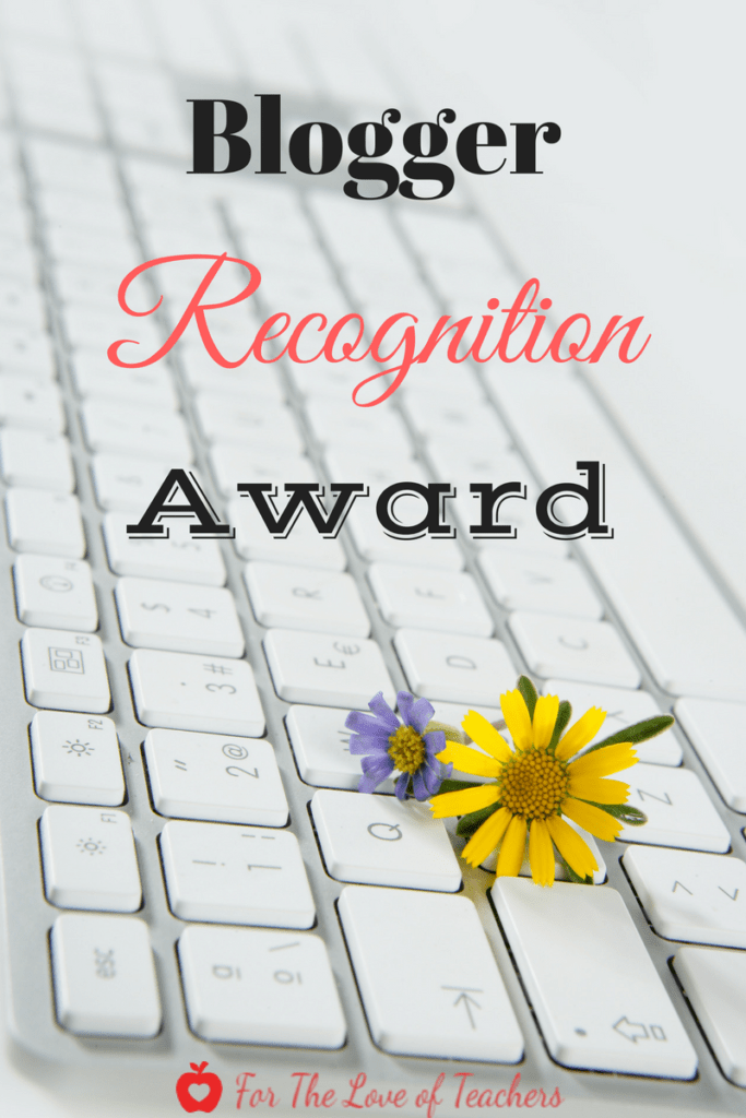 Blogger Recognition Award