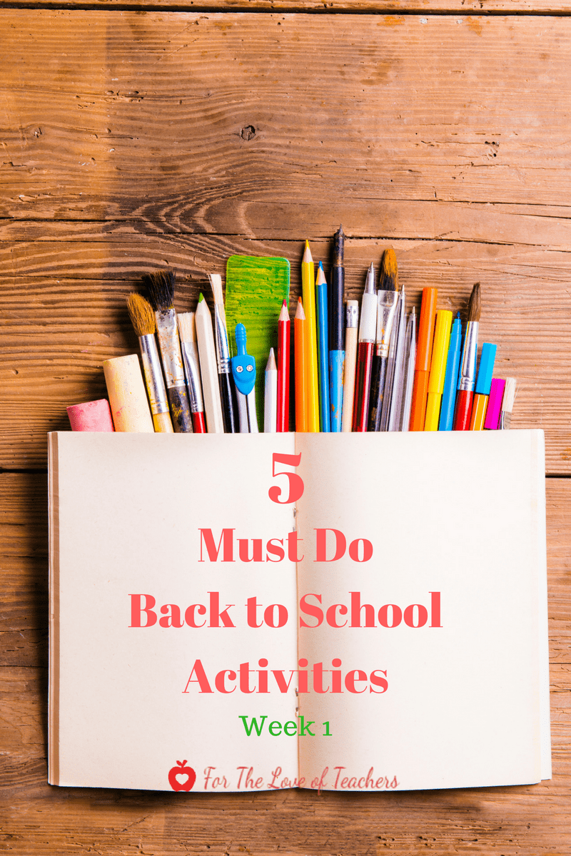 back to school activities