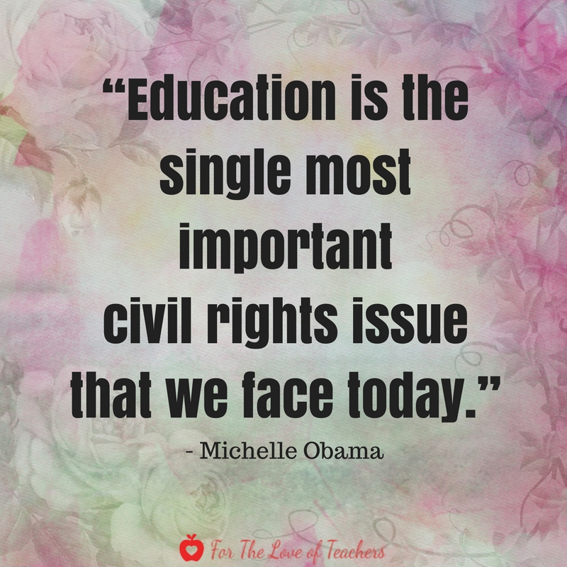 Michelle Obama quote about education