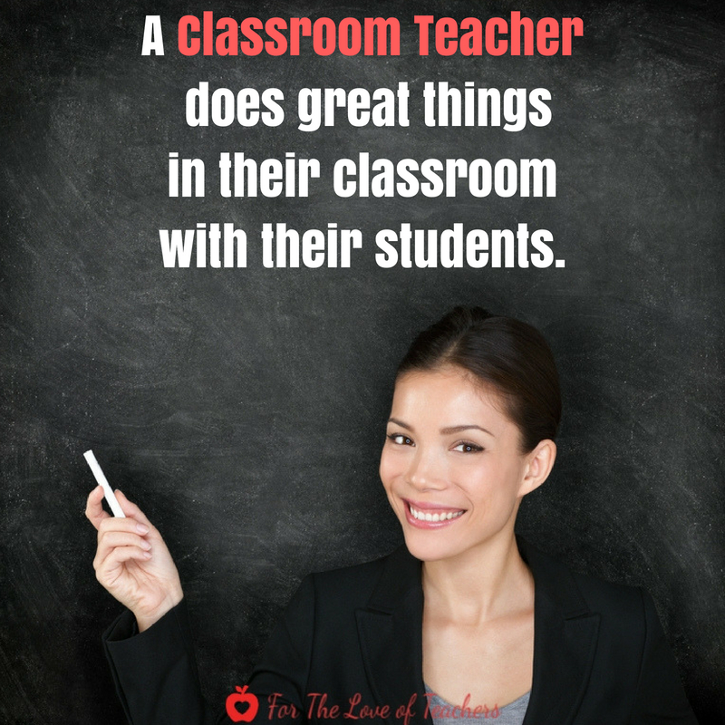 classroom teacher definition