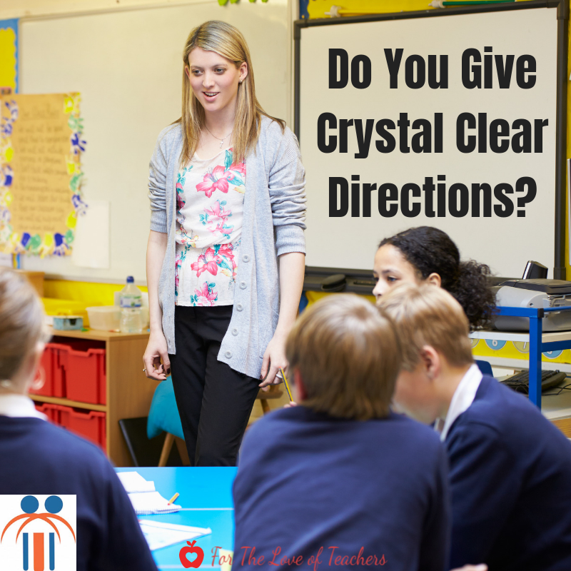 Blog Post: Do You Give Crystal Clear Directions?