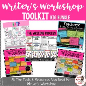 Writer's Workshop Toolkit https://www.teacherspayteachers.com/Product/Writers-Workshop-Toolkit-Big-Bundle-4714470