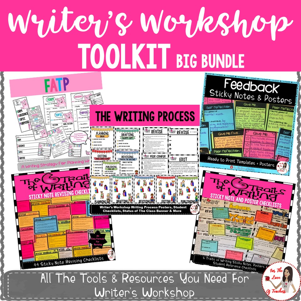 Writer's Workshop Toolkit https://www.teacherspayteachers.com/Product/Writers-Workshop-Toolkit-Big-Bundle-4714470