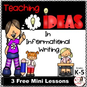 Teaching Ideas Informational FREE lessons