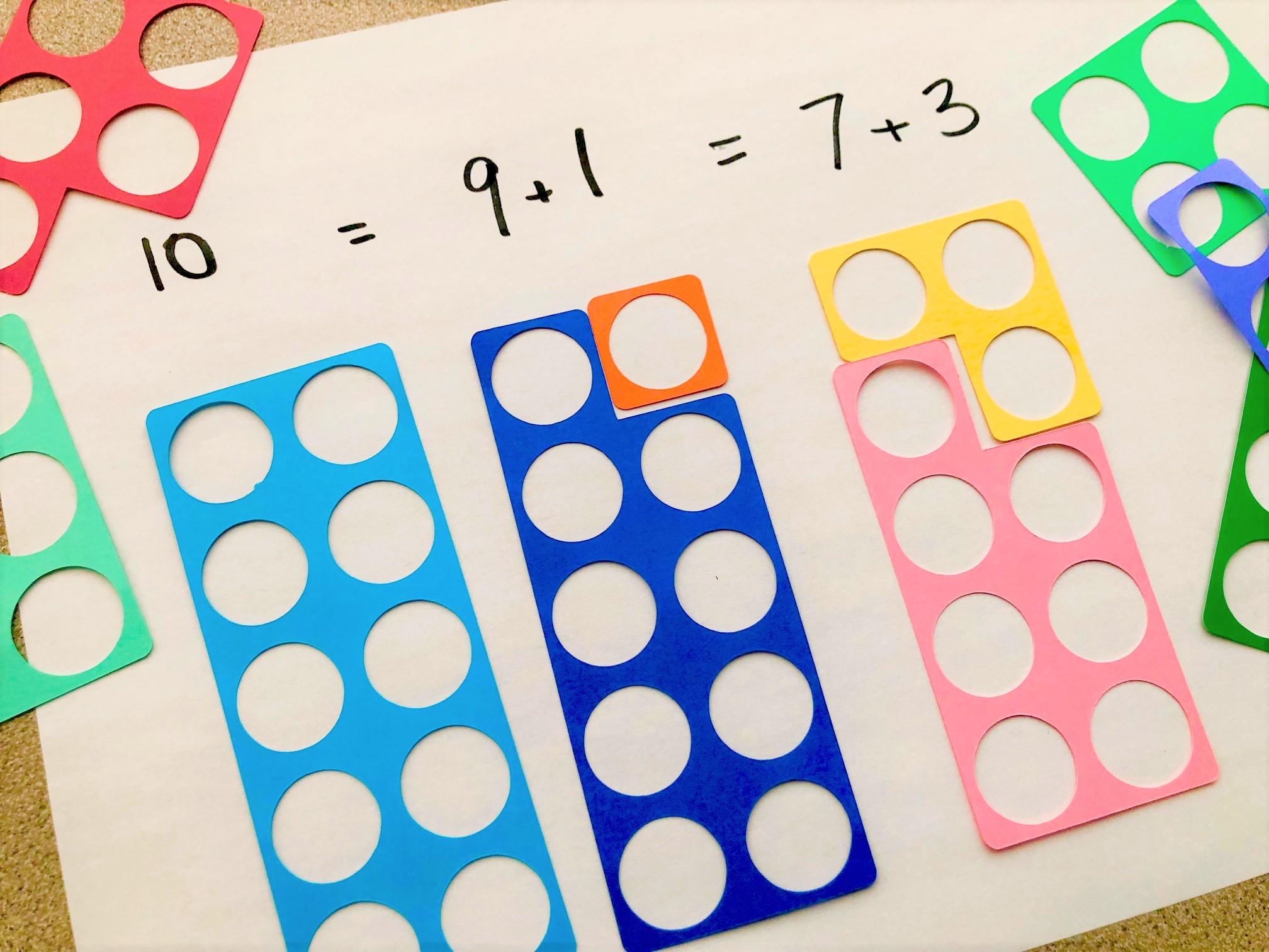 5 Easy Math Manipulatives You Can Make With Your Cricut at For The Love of Teachers blog