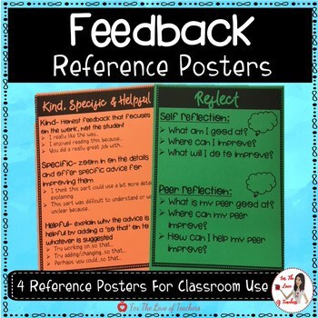 Feedback Sticky Notes - For The Love of Teachers