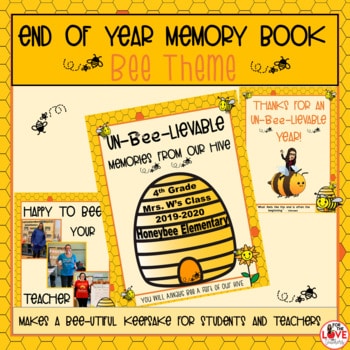 End of the Year Memory Books that are Unforgettable! - A Love of Teaching