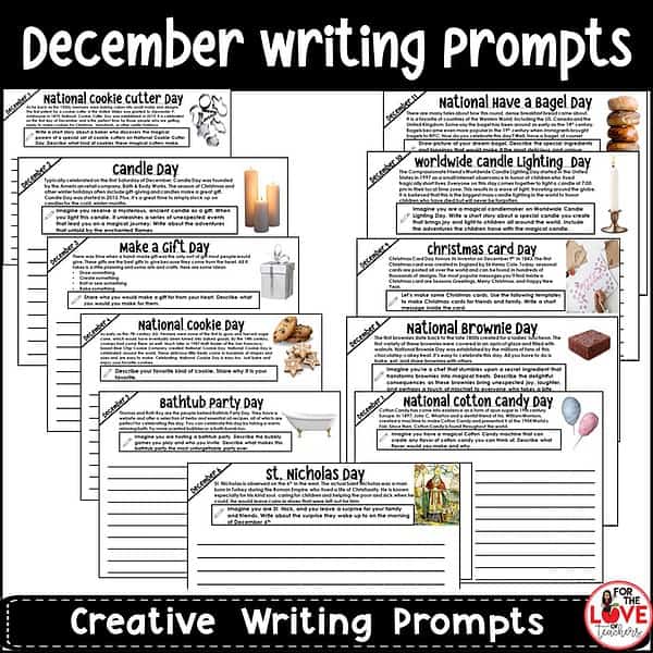 December Writing Prompts