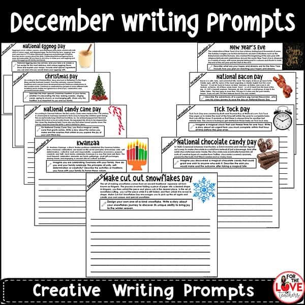 December Writing Prompts